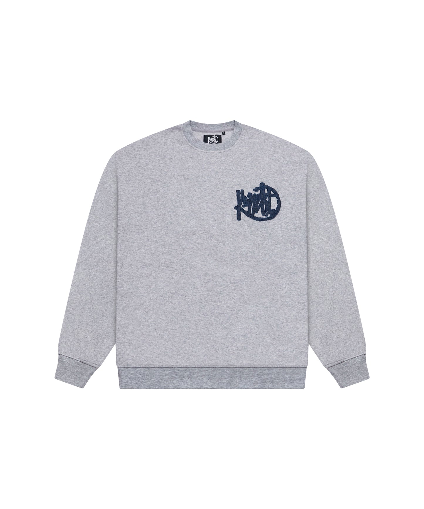 Sweater TWNY Heather Grey-Destroyed Blue Denim