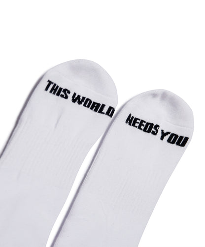 Socks TWNY White-Black